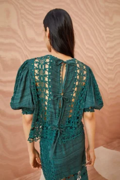 ULLA JOHNSON Gita Top - Cypress -ULLA JOHNSON ULLA JOHNSON Gita Top CYPRESS 0120