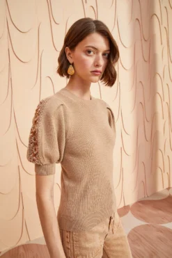 ULLA JOHNSON Harper Top - Fawn 7 ULLA JOHNSON Harper Top - Fawn -ULLA JOHNSON ULLA JOHNSON Harper Top FAWN 03