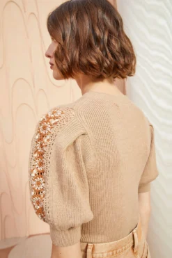 ULLA JOHNSON Harper Top - Fawn 8 ULLA JOHNSON Harper Top - Fawn -ULLA JOHNSON ULLA JOHNSON Harper Top FAWN 04