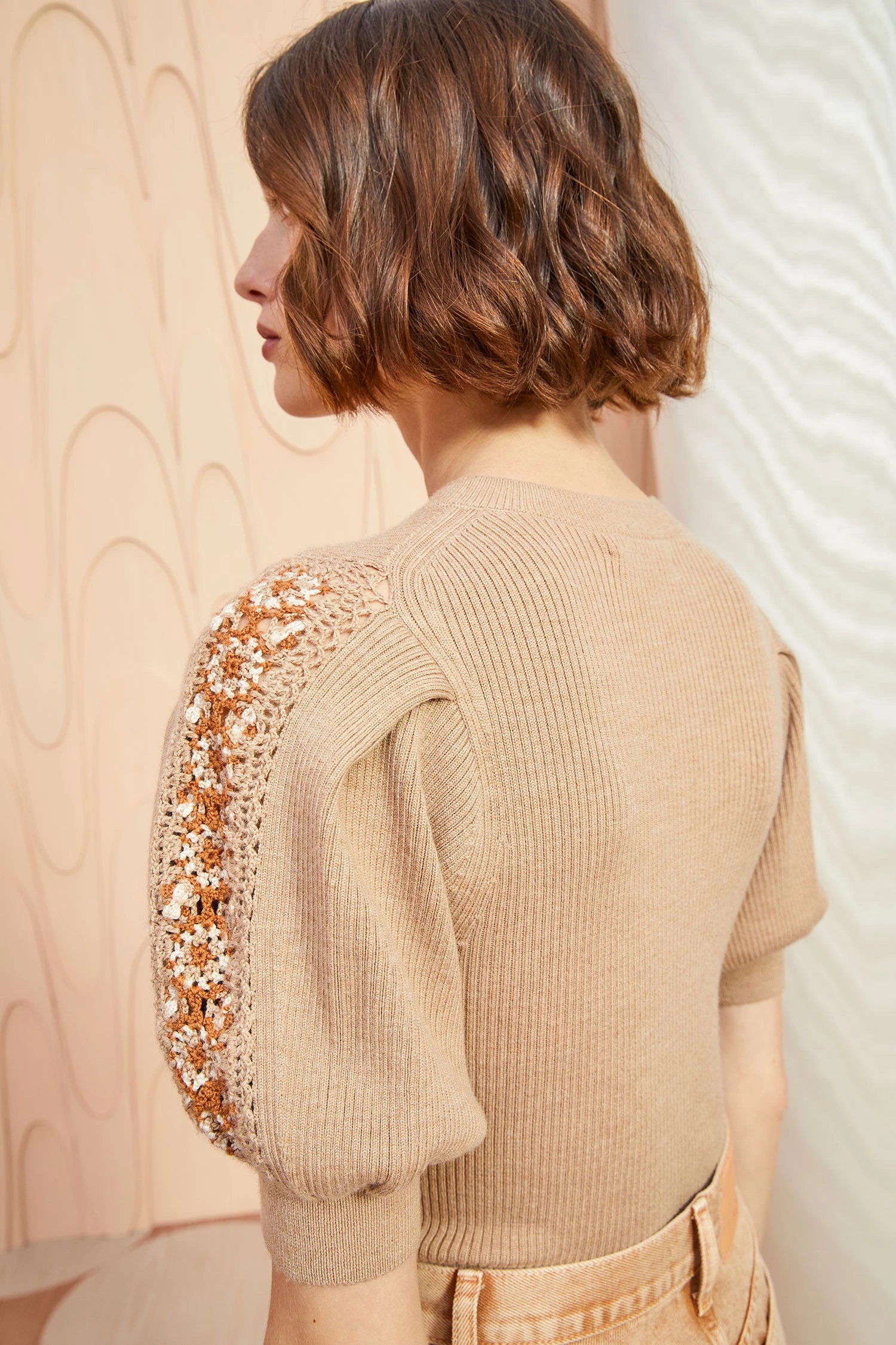 ULLA JOHNSON Harper Top - Fawn 4 ULLA JOHNSON Harper Top - Fawn - Image 4