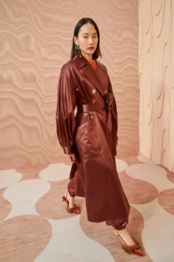 ULLA JOHNSON Helaine Coat - Mahogany 9 ULLA JOHNSON Helaine Coat - Mahogany -ULLA JOHNSON ULLA JOHNSON Helaine Coat MAHOGANY 0130