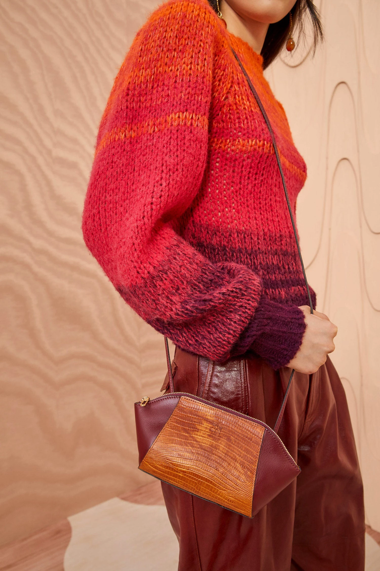 ULLA JOHNSON Imogen Large Make-Up Pouch - Sierra Lizard 1 ULLA JOHNSON Imogen Large Make-Up Pouch - Sierra Lizard