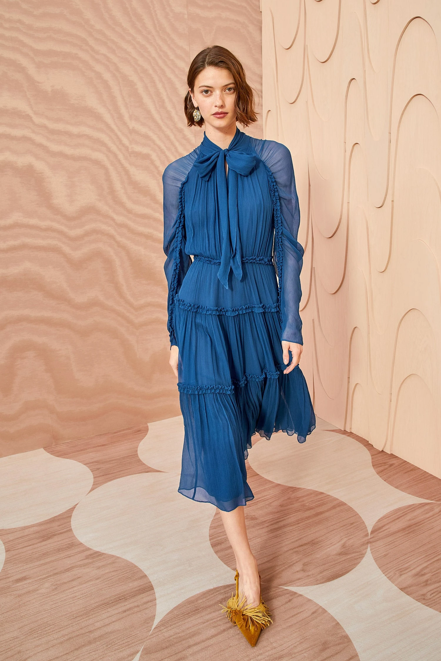 ULLA JOHNSON Idalia Dress - Sapphire 1 ULLA JOHNSON Idalia Dress - Sapphire