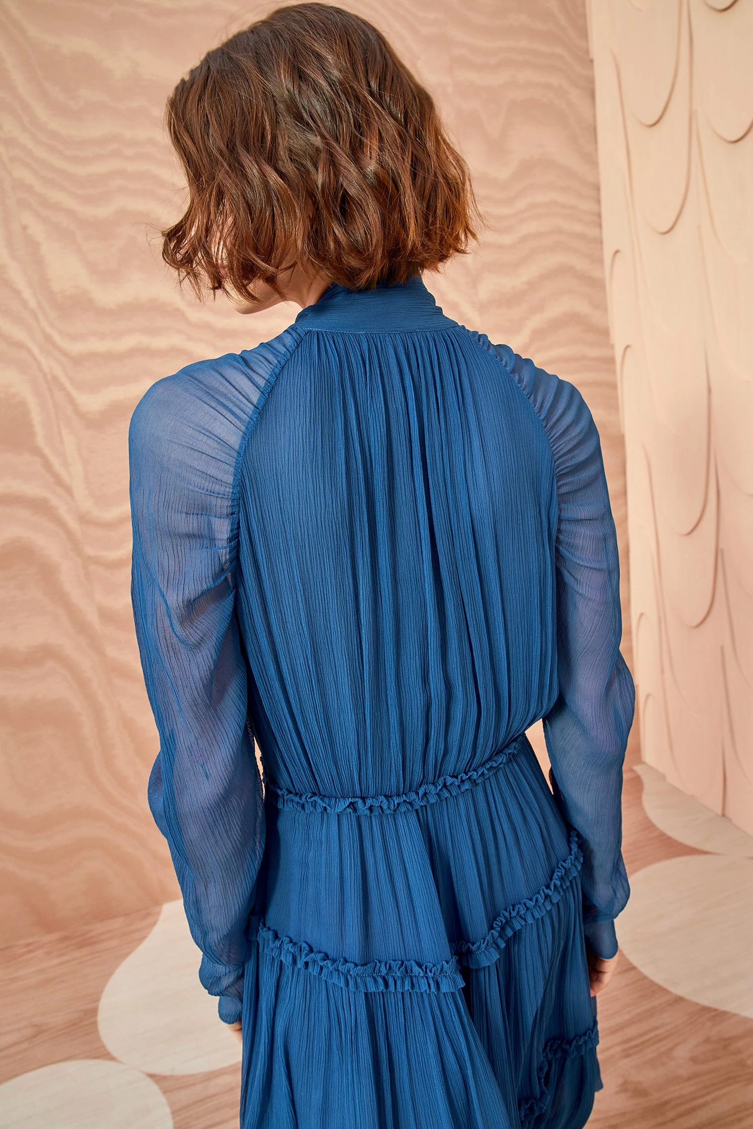 ULLA JOHNSON Idalia Dress - Sapphire 3 ULLA JOHNSON Idalia Dress - Sapphire - Image 3