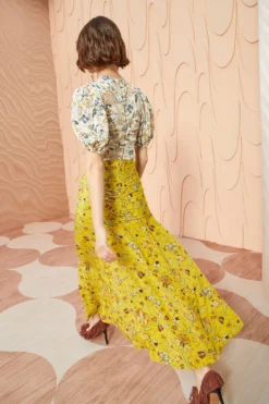 ULLA JOHNSON Imani Skirt - Mimosa -ULLA JOHNSON ULLA JOHNSON Imani Skirt MIMOSA 0127