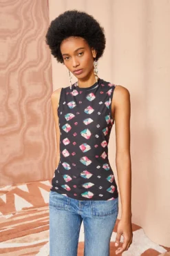 ULLA JOHNSON Ines Top - Nocturne -ULLA JOHNSON ULLA JOHNSON Ines Top NOCTURNE 03