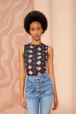 ULLA JOHNSON Ines Top - Nocturne -ULLA JOHNSON ULLA JOHNSON Ines Top NOCTURNE 05