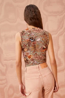 ULLA JOHNSON Ines Top - Wheat Flower 8 ULLA JOHNSON Ines Top - Wheat Flower -ULLA JOHNSON ULLA JOHNSON Ines Top WHEAT FLOWER 0085