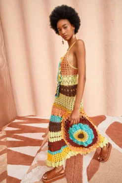 ULLA JOHNSON Isolda Dress - Passiflora -ULLA JOHNSON ULLA JOHNSON Isolda Dress PASSIFLORA 0021