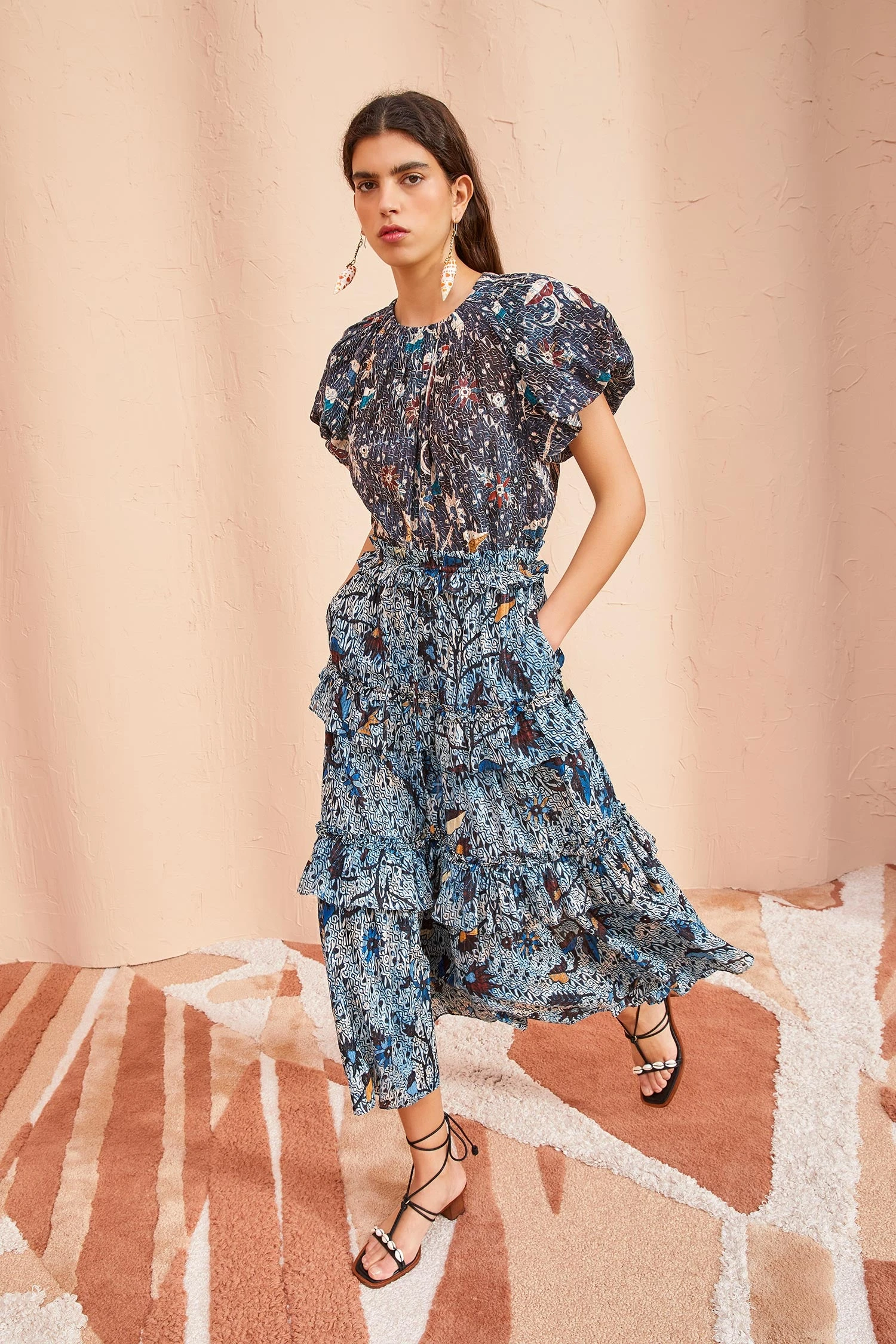 ULLA JOHNSON Josette Skirt - Morning Glory 1 ULLA JOHNSON Josette Skirt - Morning Glory