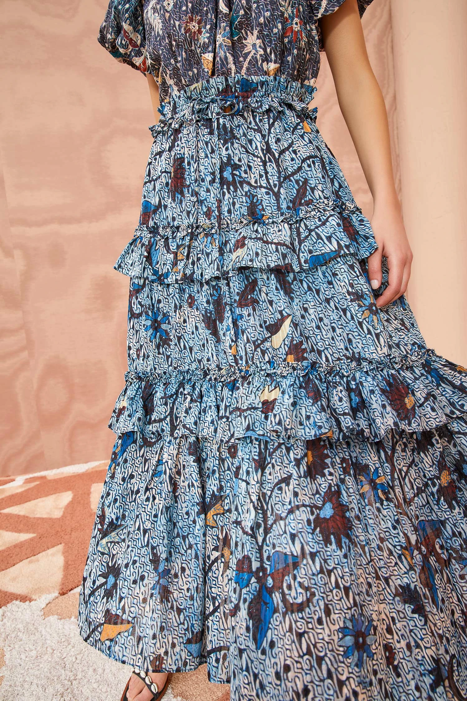 ULLA JOHNSON Josette Skirt - Morning Glory 2 ULLA JOHNSON Josette Skirt - Morning Glory - Image 2