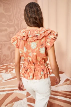 ULLA JOHNSON Kaede Top - Mesa Floral -ULLA JOHNSON ULLA JOHNSON Kaede Top MESA FLORAL 04