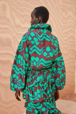 ULLA JOHNSON Kamara Blouse - Malachite 7 ULLA JOHNSON Kamara Blouse - Malachite -ULLA JOHNSON ULLA JOHNSON Kamara Blouse MALACHITE 04