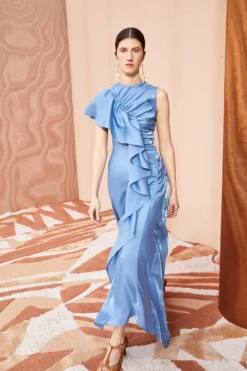 ULLA JOHNSON Lali Dress - River