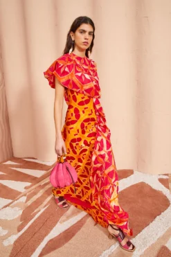 ULLA JOHNSON Lali Dress - Tigerlilly -ULLA JOHNSON ULLA JOHNSON Lali Dress TIGERLILLY 03