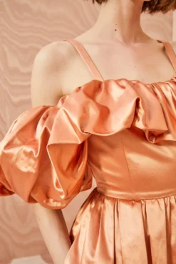 ULLA JOHNSON Lelita Dress - Copper -ULLA JOHNSON ULLA JOHNSON Lelita Dress COPPER 0096