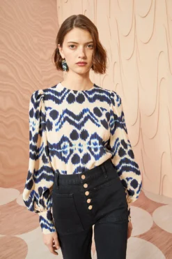 ULLA JOHNSON Lilliana Blouse - Nimbus