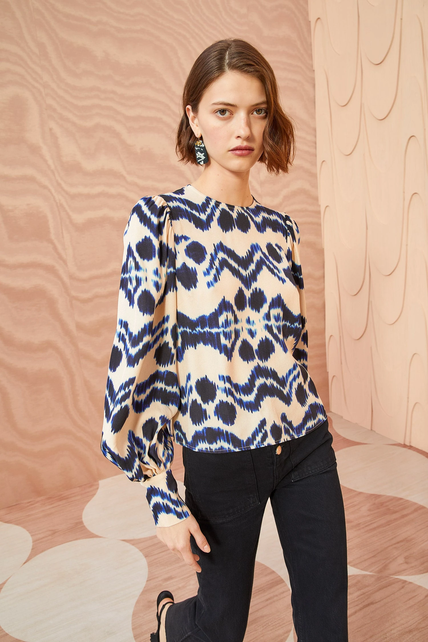 ULLA JOHNSON Lilliana Blouse - Nimbus 2 ULLA JOHNSON Lilliana Blouse - Nimbus - Image 2