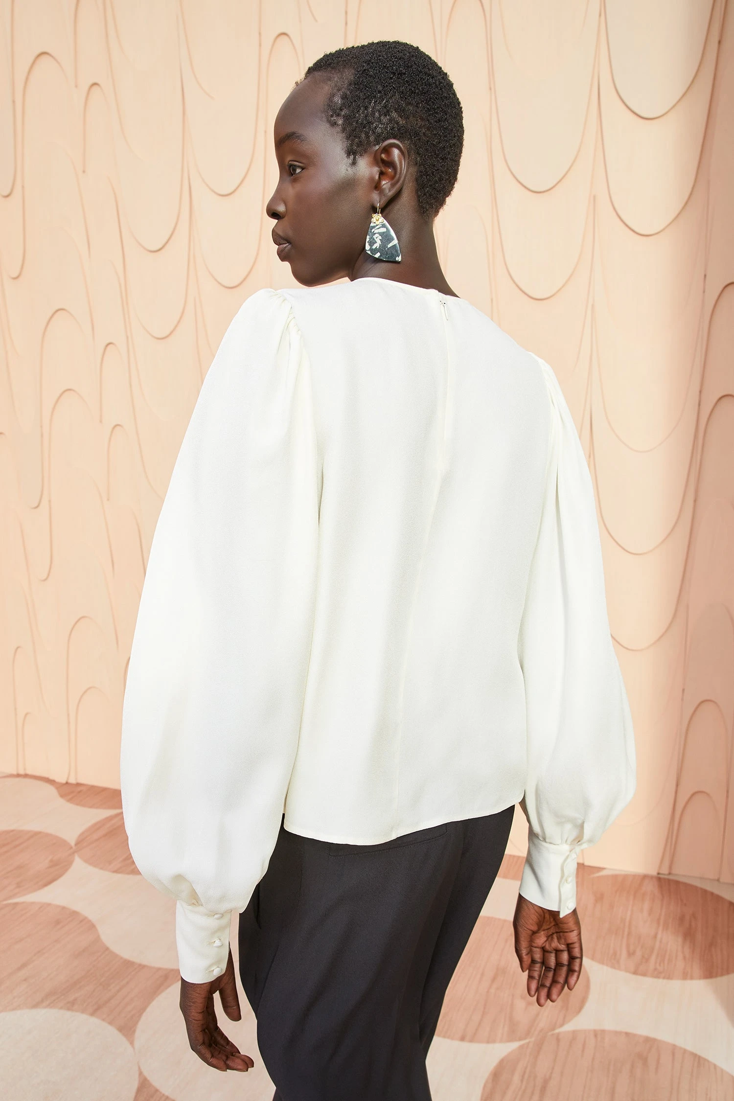 ULLA JOHNSON Lilliana Blouse - Pristine 4 ULLA JOHNSON Lilliana Blouse - Pristine - Image 4