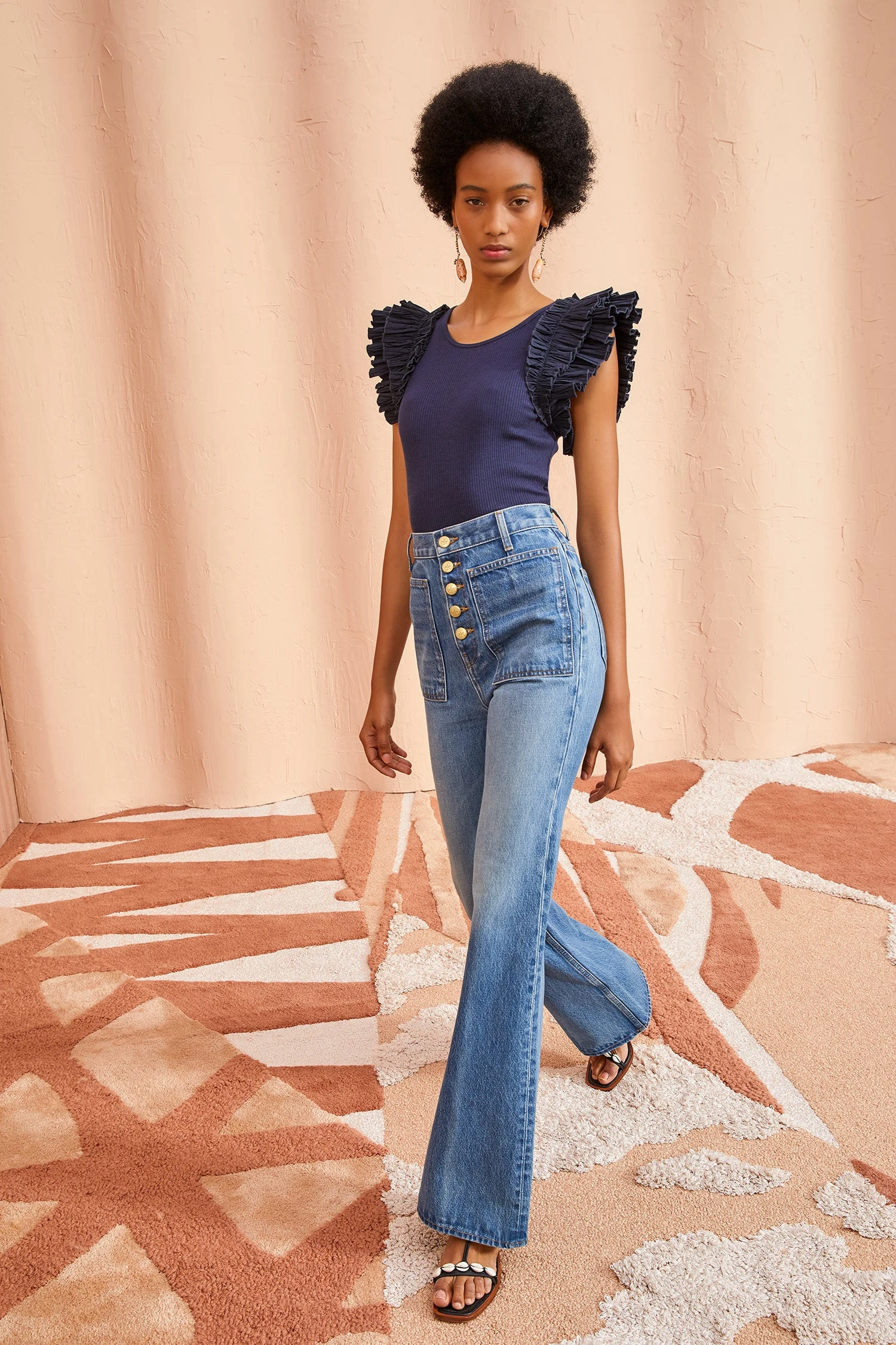 ULLA JOHNSON Lilo Top - Midnight 5 ULLA JOHNSON Lilo Top - Midnight - Image 5