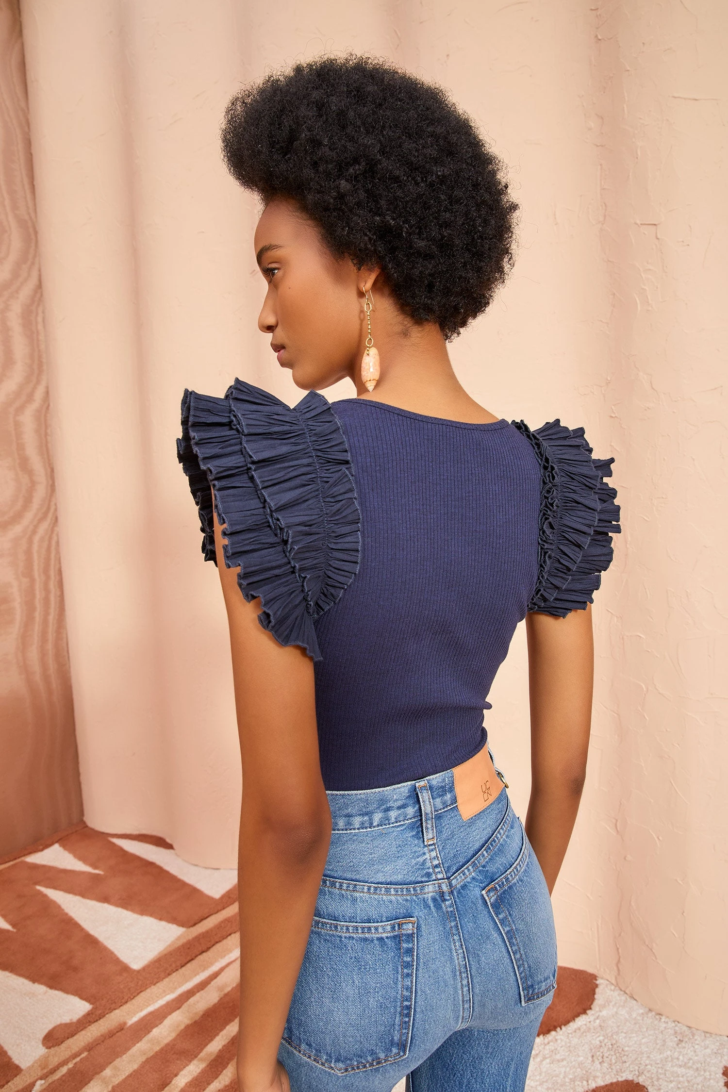 ULLA JOHNSON Lilo Top - Midnight 3 ULLA JOHNSON Lilo Top - Midnight - Image 3