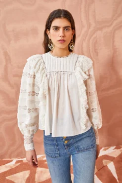 ULLA JOHNSON Lily Blouse - Pristine