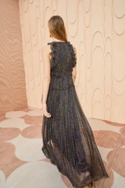 ULLA JOHNSON Lirra Gown - Peridot -ULLA JOHNSON ULLA JOHNSON Lirra Gown PERIDOT 03