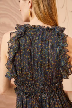 ULLA JOHNSON Lirra Gown - Peridot -ULLA JOHNSON ULLA JOHNSON Lirra Gown PERIDOT 05