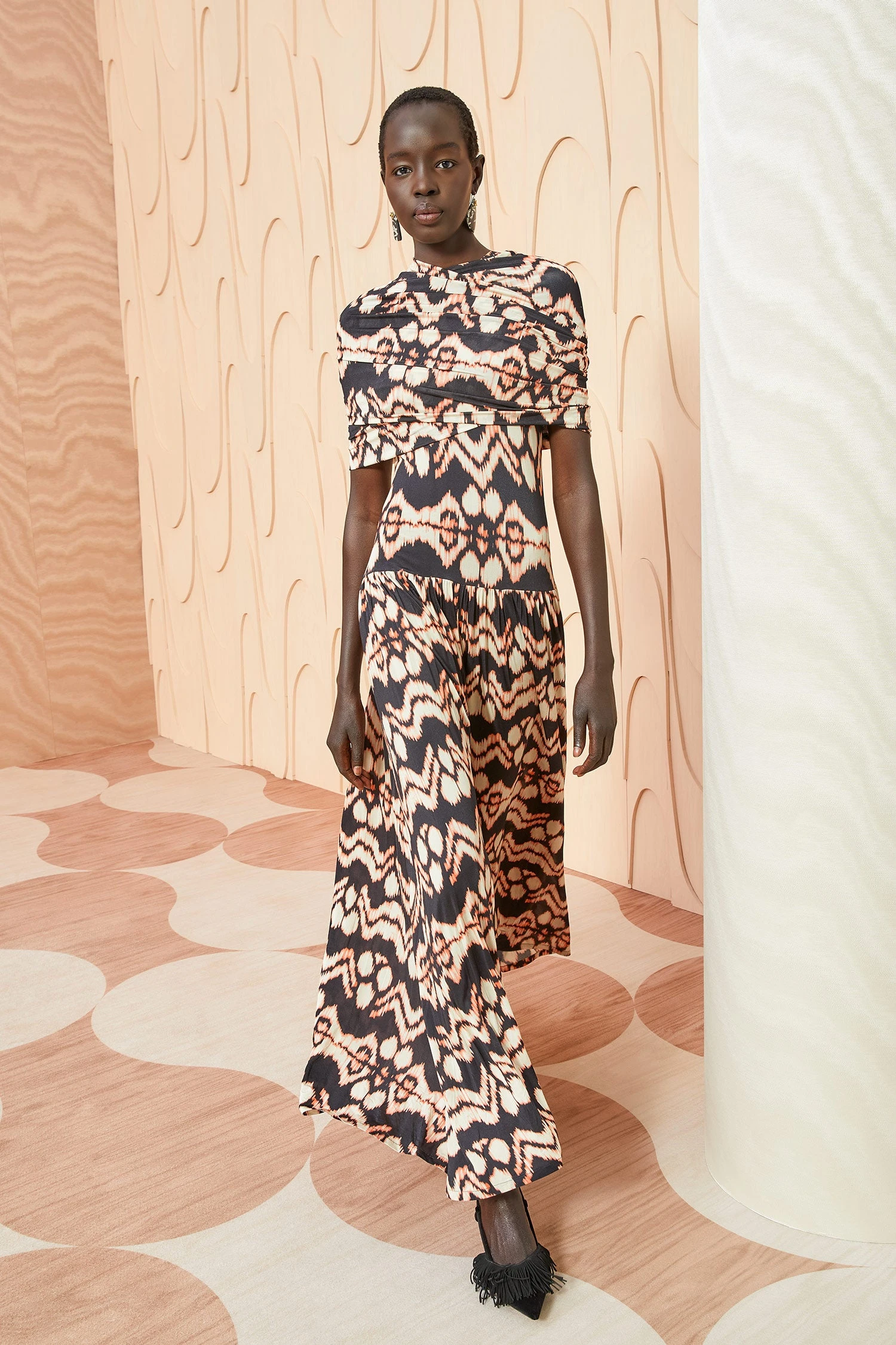 ULLA JOHNSON Livia Dress - Obsidian 1 ULLA JOHNSON Livia Dress - Obsidian