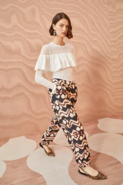 ULLA JOHNSON Lucinda Pant - Obsidian 8 ULLA JOHNSON Lucinda Pant - Obsidian -ULLA JOHNSON ULLA JOHNSON Lucinda Pant OBSIDIAN 04