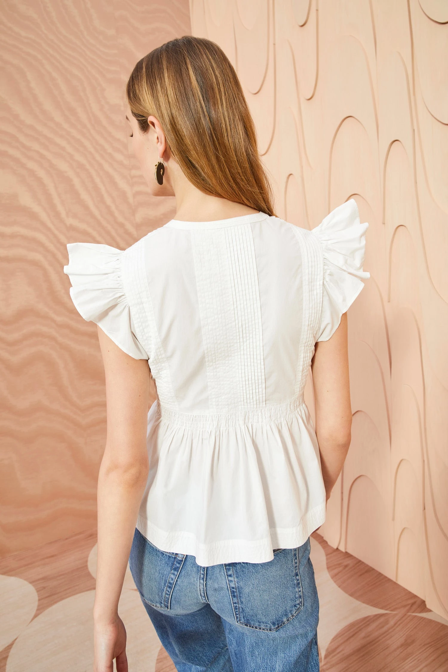 ULLA JOHNSON Luise Top - Pristine 3 ULLA JOHNSON Luise Top - Pristine - Image 3