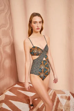 ULLA JOHNSON Luna Maillot - Parrot