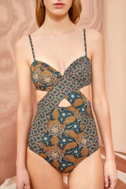 ULLA JOHNSON Luna Maillot - Parrot -ULLA JOHNSON ULLA JOHNSON Luna Maillot PARROT 02 ALT