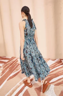 ULLA JOHNSON Mariam Dress - Morning Glory -ULLA JOHNSON ULLA JOHNSON Mariam Dress MORNING GLORY 04
