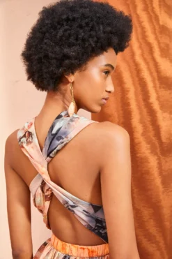 ULLA JOHNSON Marietta Dress - Fire Opal -ULLA JOHNSON ULLA JOHNSON Marietta Dress FIREOPAL 0029