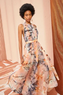 ULLA JOHNSON Marietta Dress - Fire Opal -ULLA JOHNSON ULLA JOHNSON Marietta Dress FIREOPAL 0052