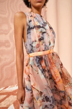 ULLA JOHNSON Marietta Dress - Fire Opal -ULLA JOHNSON ULLA JOHNSON Marietta Dress FIREOPAL 02 ALT