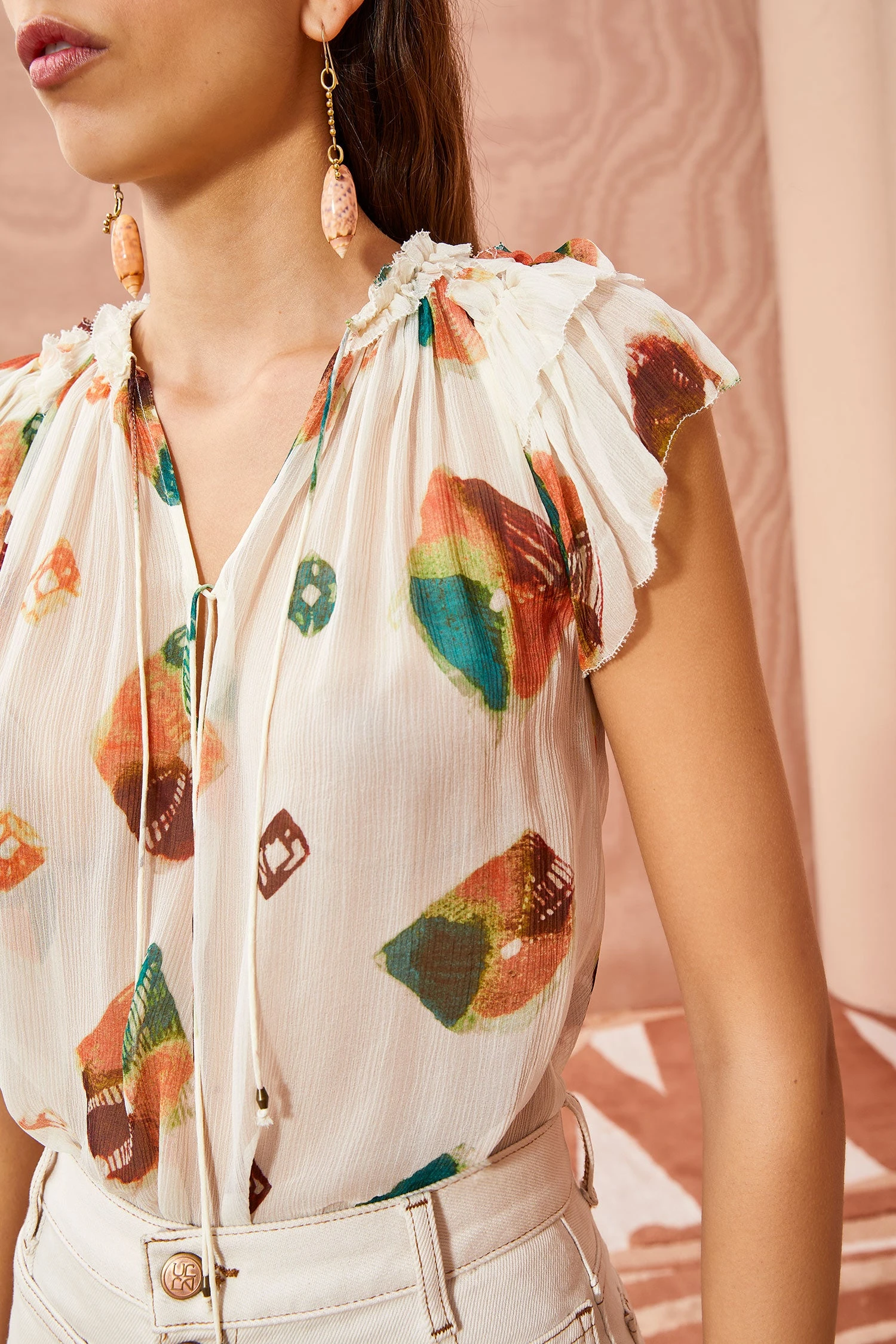 ULLA JOHNSON Marilyn Top - Aurora 2 ULLA JOHNSON Marilyn Top - Aurora - Image 2