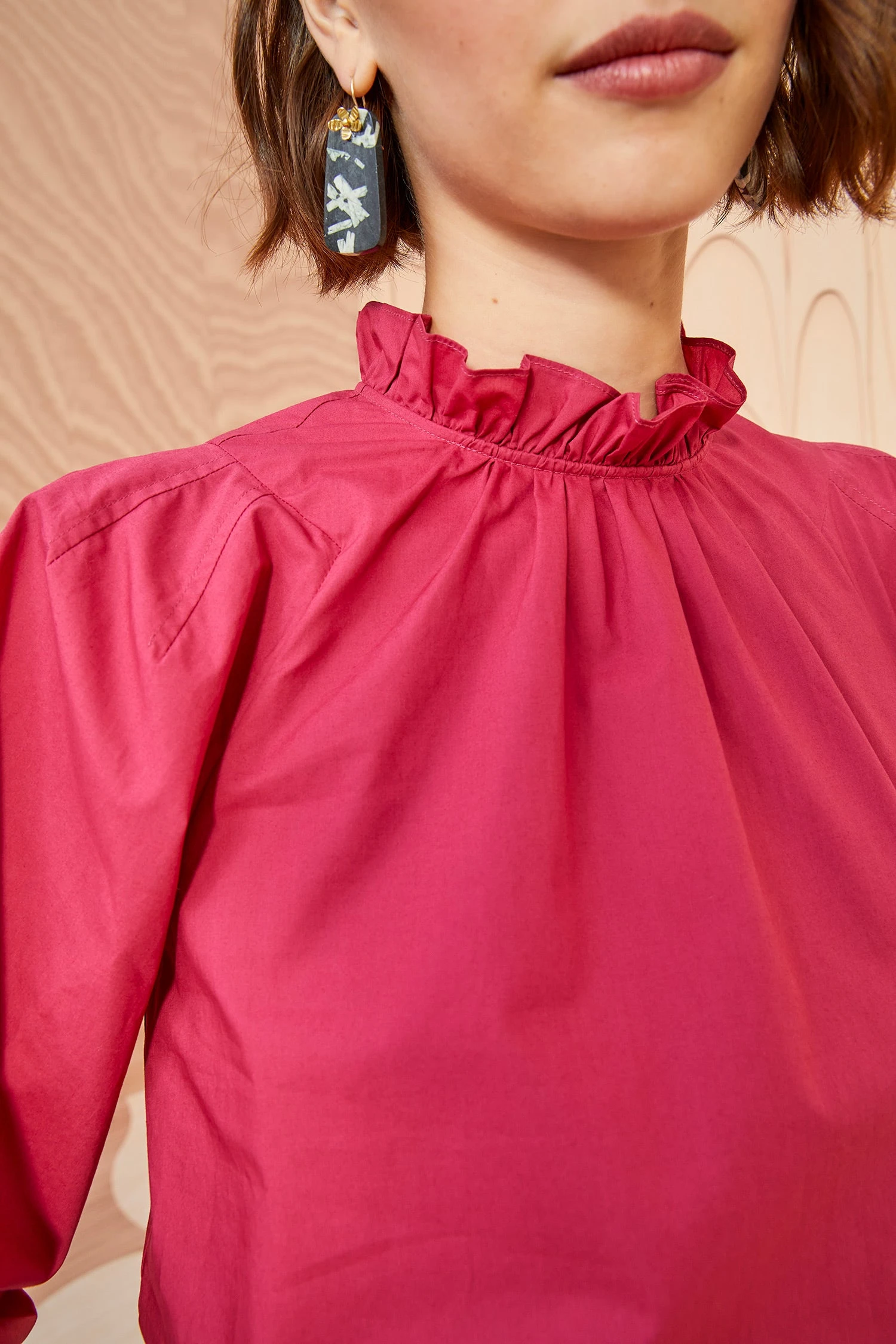 ULLA JOHNSON Marlie Blouse - Rosebud 2 ULLA JOHNSON Marlie Blouse - Rosebud - Image 2