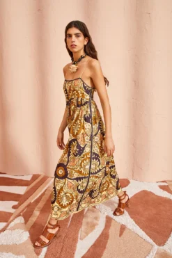 ULLA JOHNSON Mayra Dress - Yarrow -ULLA JOHNSON ULLA JOHNSON Mayra Dress YARROW 0043