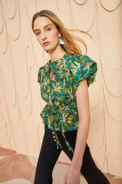 ULLA JOHNSON Mila Top - Tigerlily 7 ULLA JOHNSON Mila Top - Tigerlily -ULLA JOHNSON ULLA JOHNSON Mila Top TIGERLILY 03