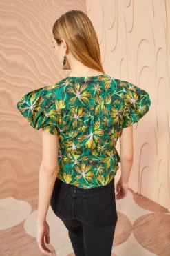 ULLA JOHNSON Mila Top - Tigerlily 8 ULLA JOHNSON Mila Top - Tigerlily -ULLA JOHNSON ULLA JOHNSON Mila Top TIGERLILY 04