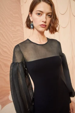 ULLA JOHNSON Milla Dress - Noir 8 ULLA JOHNSON Milla Dress - Noir -ULLA JOHNSON ULLA JOHNSON Milla Dress NOIR 0090