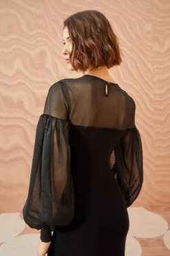 ULLA JOHNSON Milla Dress - Noir 9 ULLA JOHNSON Milla Dress - Noir -ULLA JOHNSON ULLA JOHNSON Milla Dress NOIR 0146