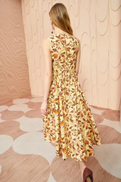 ULLA JOHNSON Mimi Dress - Lotus -ULLA JOHNSON ULLA JOHNSON Mimi Dress LOTUS 04