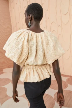 ULLA JOHNSON Mirabelle Top - Peony -ULLA JOHNSON ULLA JOHNSON Mirabelle Top PEONY 04