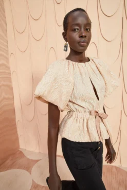 ULLA JOHNSON Mirabelle Top - Peony -ULLA JOHNSON ULLA JOHNSON Mirabelle Top PEONY 05