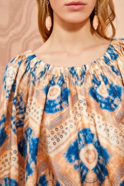 ULLA JOHNSON Nadya Blouse - Fossil -ULLA JOHNSON ULLA JOHNSON Nadya Blouse FOSSIL 03