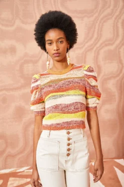 ULLA JOHNSON Odie Top - Agate -ULLA JOHNSON ULLA JOHNSON Odie Top AGATE 05