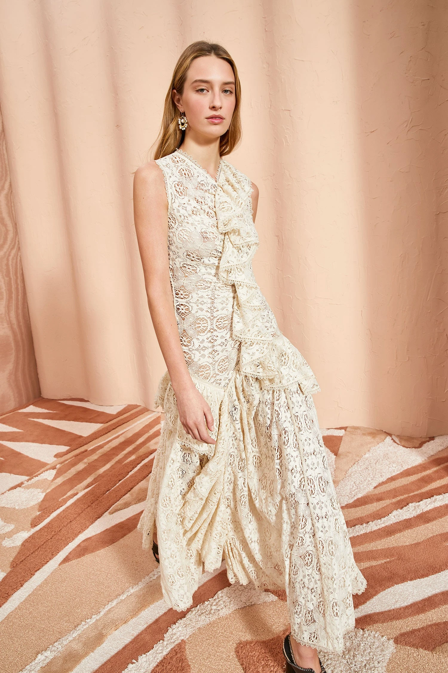 ULLA JOHNSON Odile Dress - Chalk 1 ULLA JOHNSON Odile Dress - Chalk